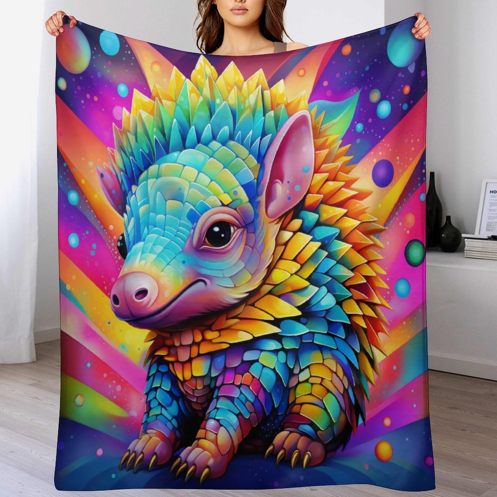 Manta de pangolín contra el frío manta gruesa sofá 130x180 cm