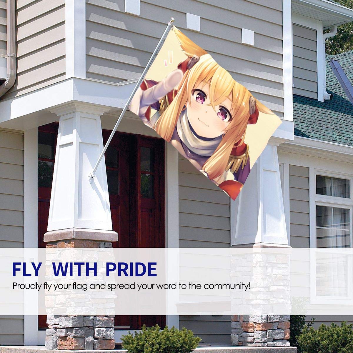 TezukaOsamu Azur Lane Anime Flag 4x6 Ft Outdoor Garden