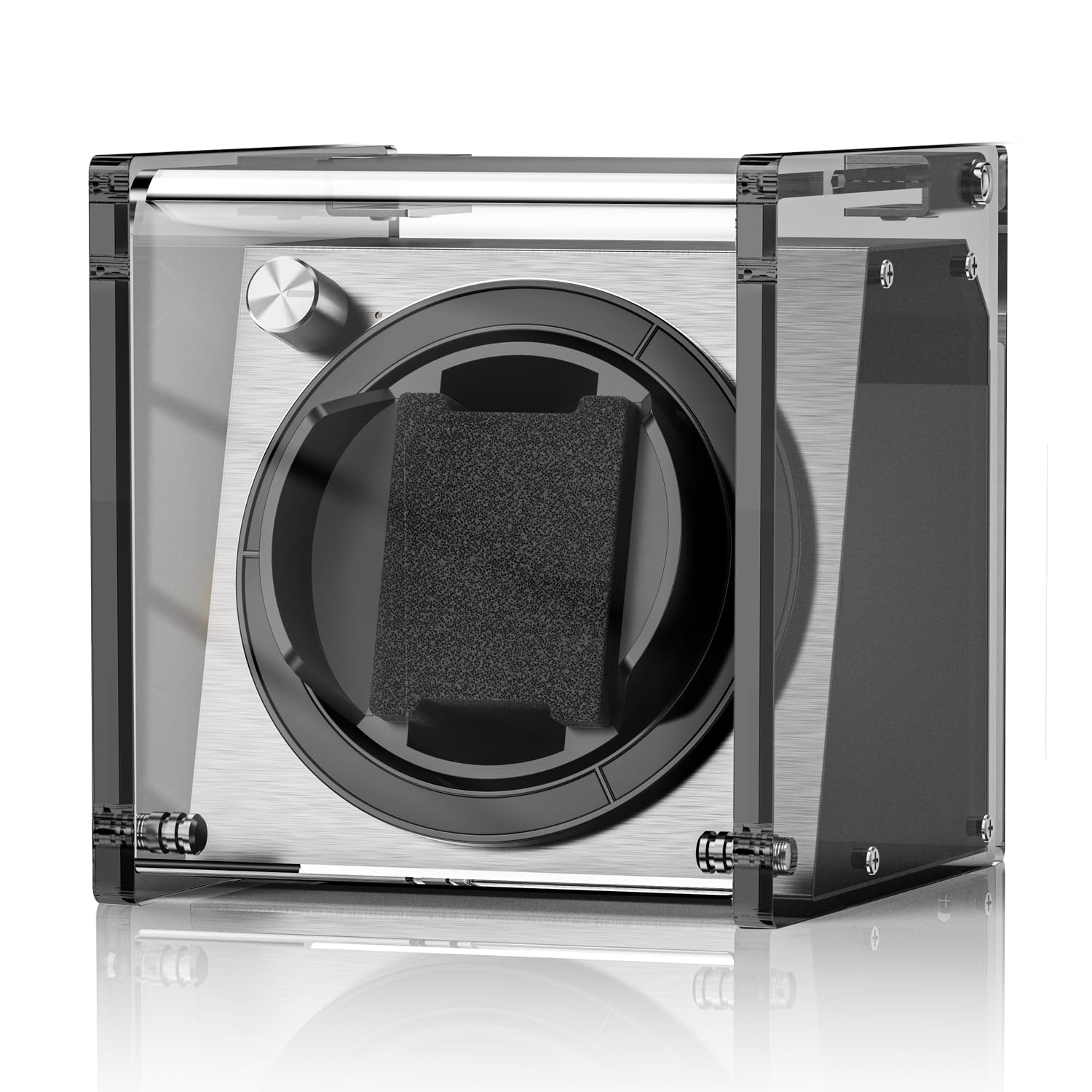 Watch Winder Smith Uhrenbeweger aus halbtransparentem PE Kunststoff für 1 Uhren
