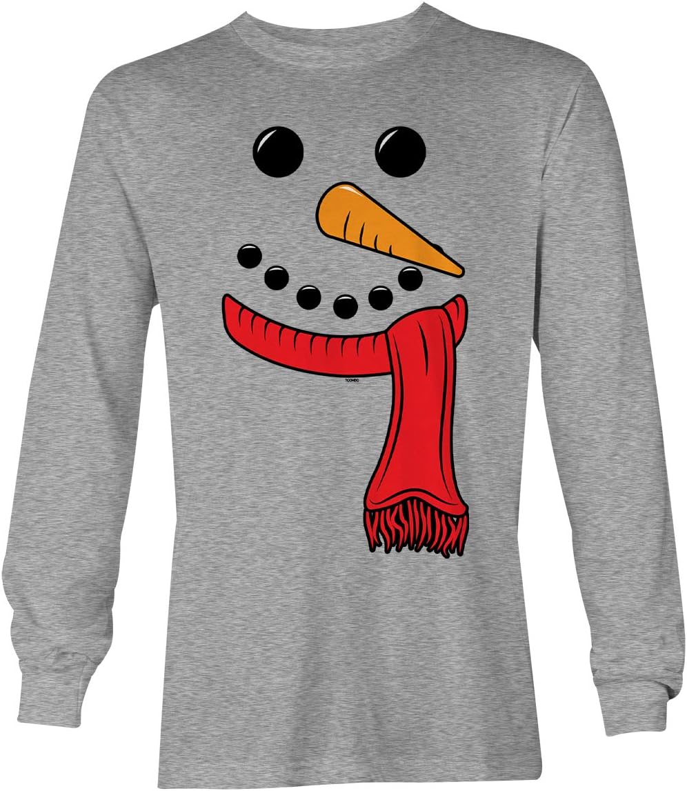 Snowman Face - Outfit Xmas Christmas Unisex Long Sleeve Shirt