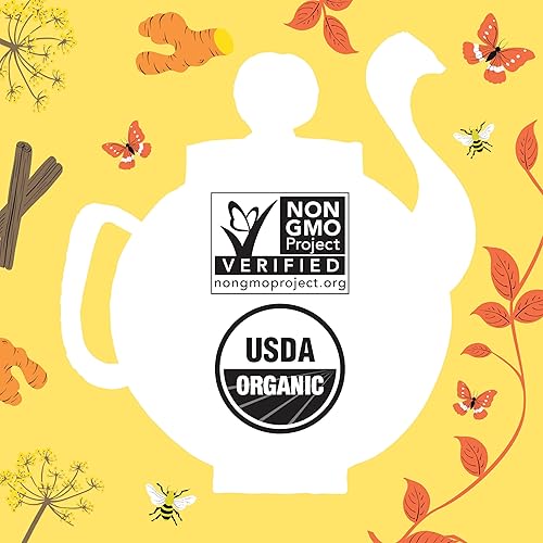 Miniatura 7 de Clipper Tea, té de hierbas Chai picante orgánico, ingredientes orgánicos como jengibre, hinojo y canela, etiqueta de papel reciclable, 1 paquete, 20