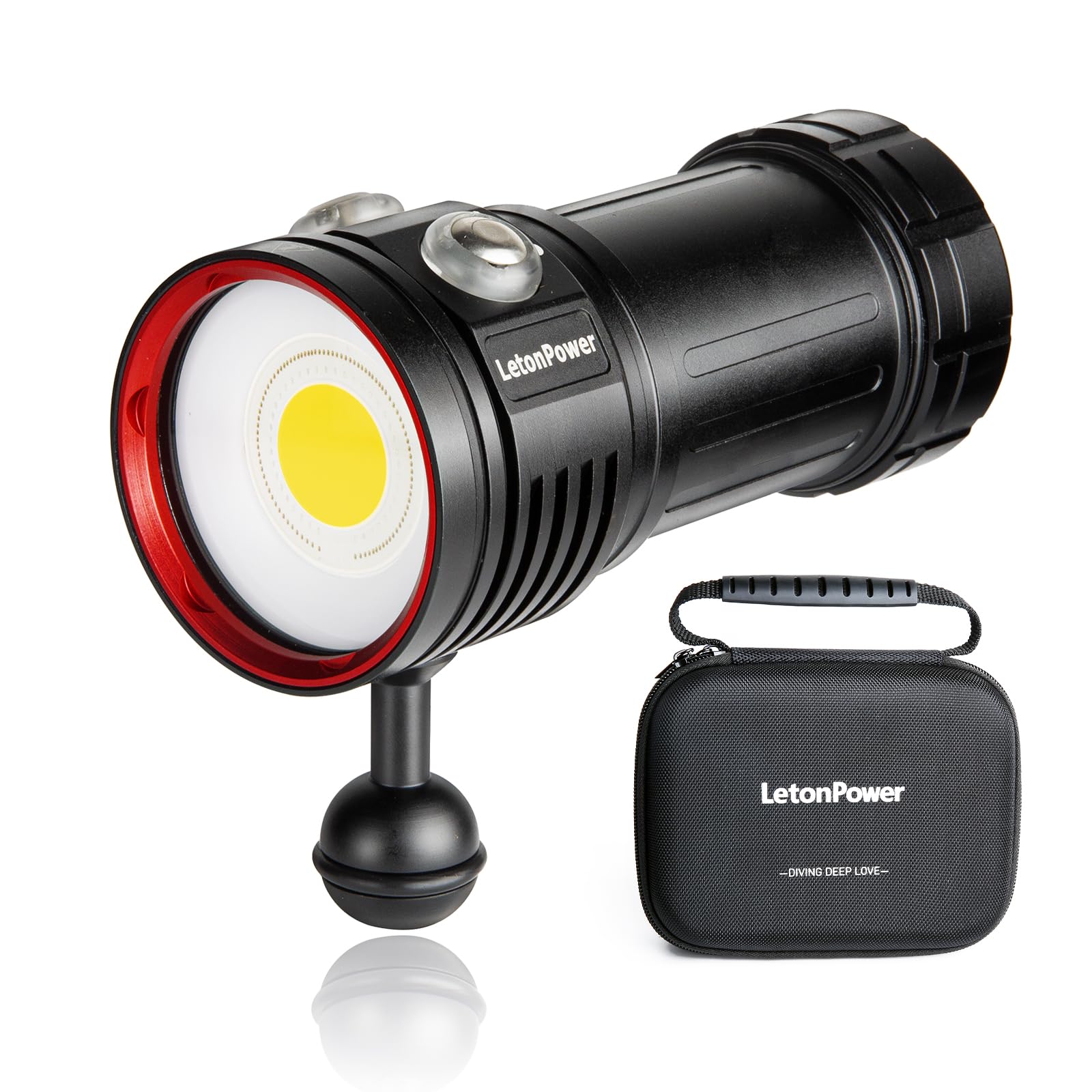 Amazon.co.jp: LetonPower SL12 ダイビングライト 8000ルーメン 広角