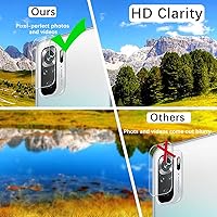 Vista 7 de Anbzsign[2 unidades] Protector de lente de cámara y [2 unidades] Protector de pantalla de privacidad para Xiaomi Redmi Note 10 / Redmi Note 10S