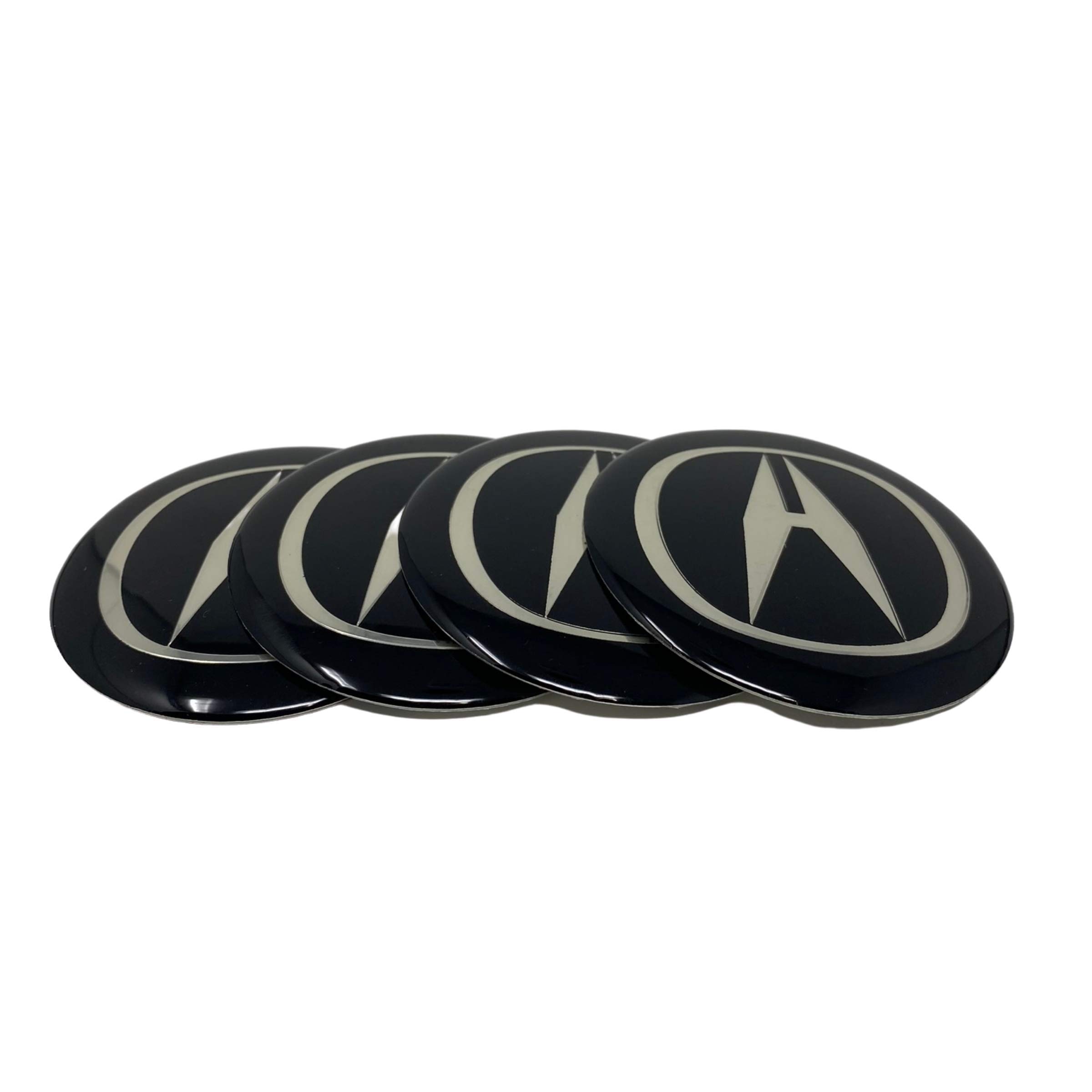 NEW Acura OEM Replacement Emblem Badges With Clips - Center Cap Emblems (2-Pack)
