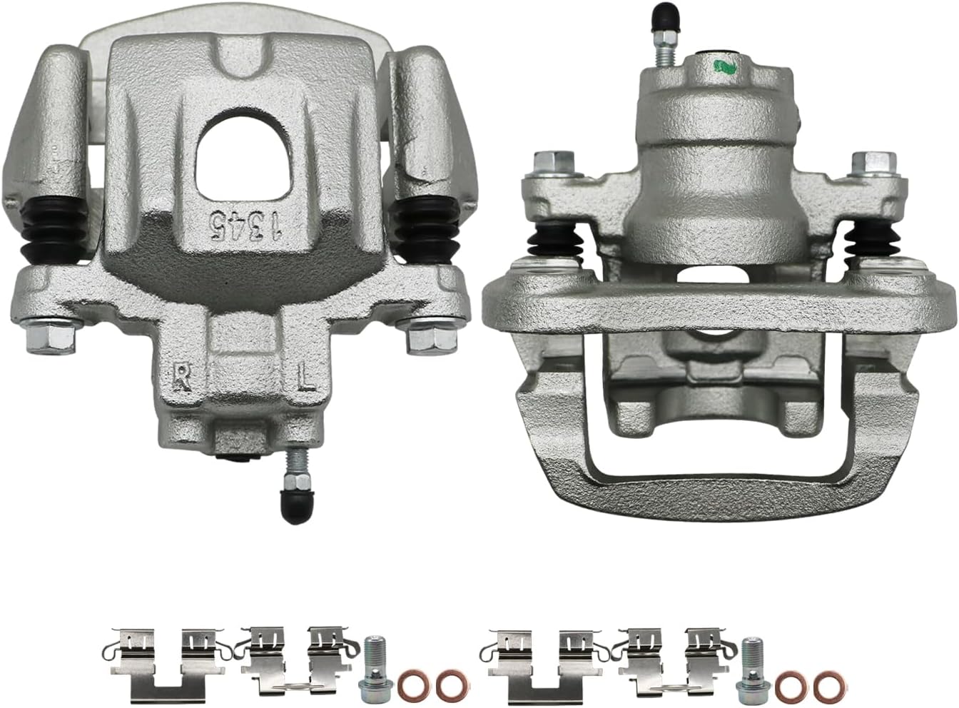 Chefull Disc Brake Caliper Assembly with Bracket Compatible with Toyota Highlander 2004 2005 2006 2007 Sport Utility, Rear Driver and Passenger Side, 19B2905 19B2904