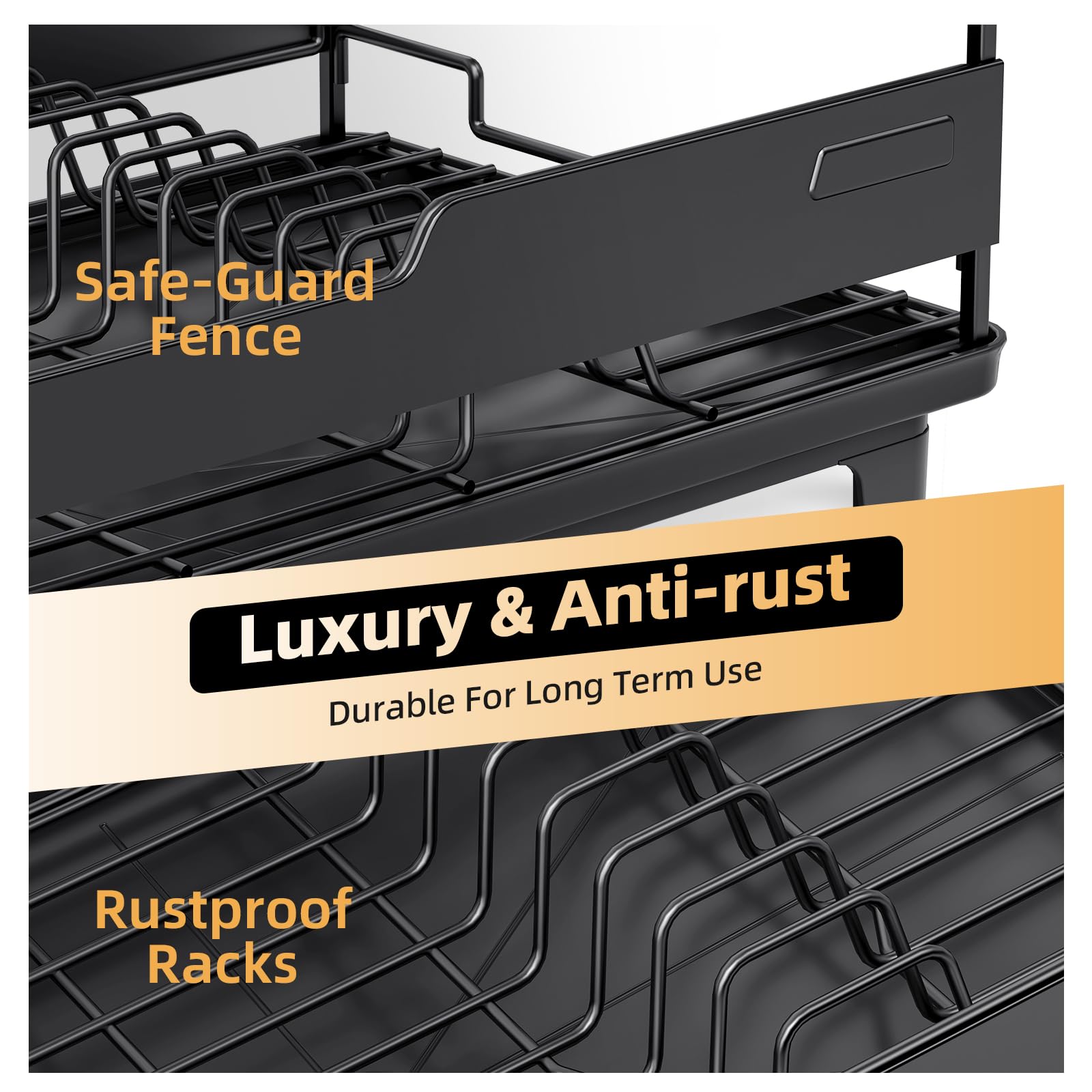 Égouttoir à Vaisselle à 2 Niveaux Pour Comptoir De Cuisine