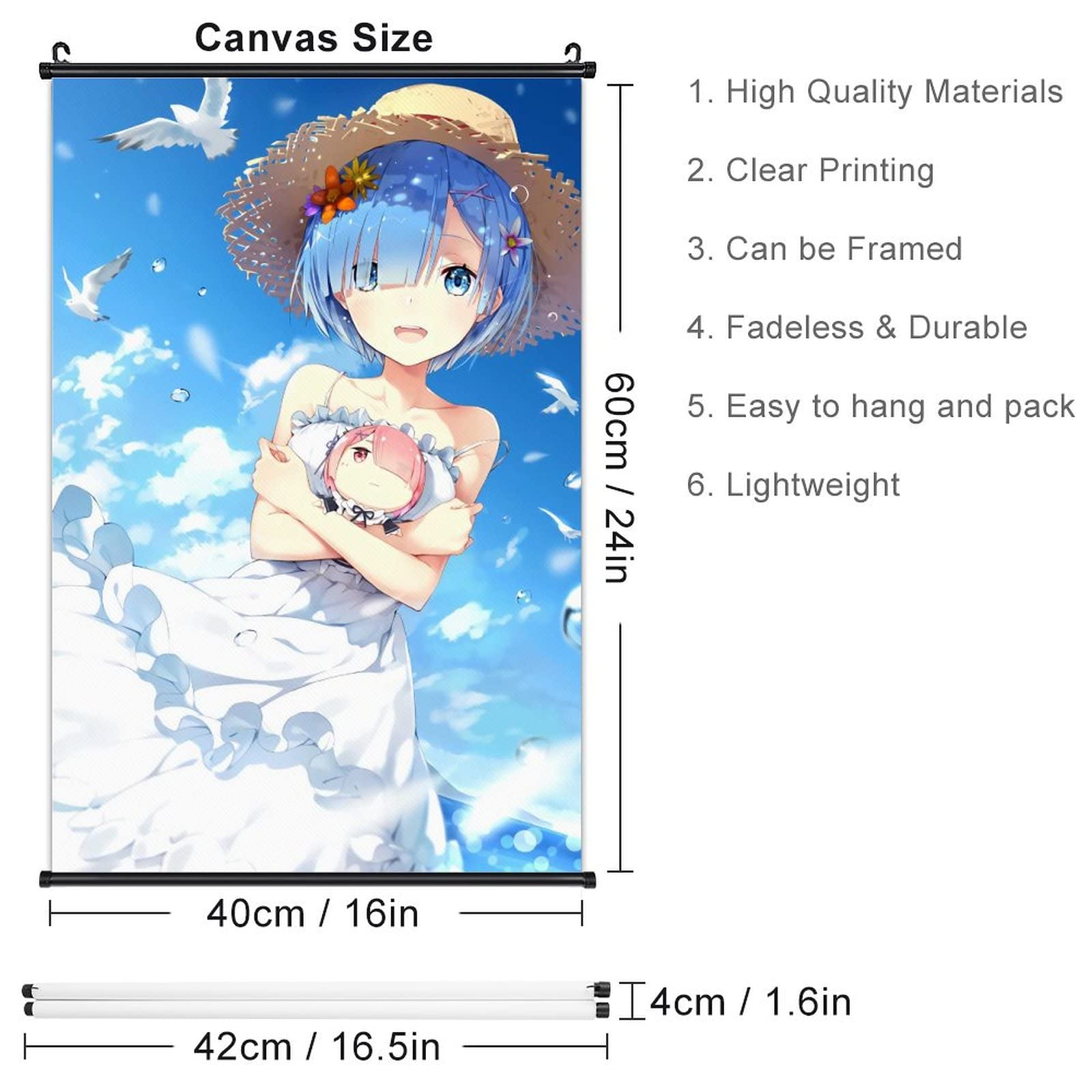 Amazon.co.jp: ポスター 壁掛 おしゃれ アニメ柄 キャラクター柄 Re