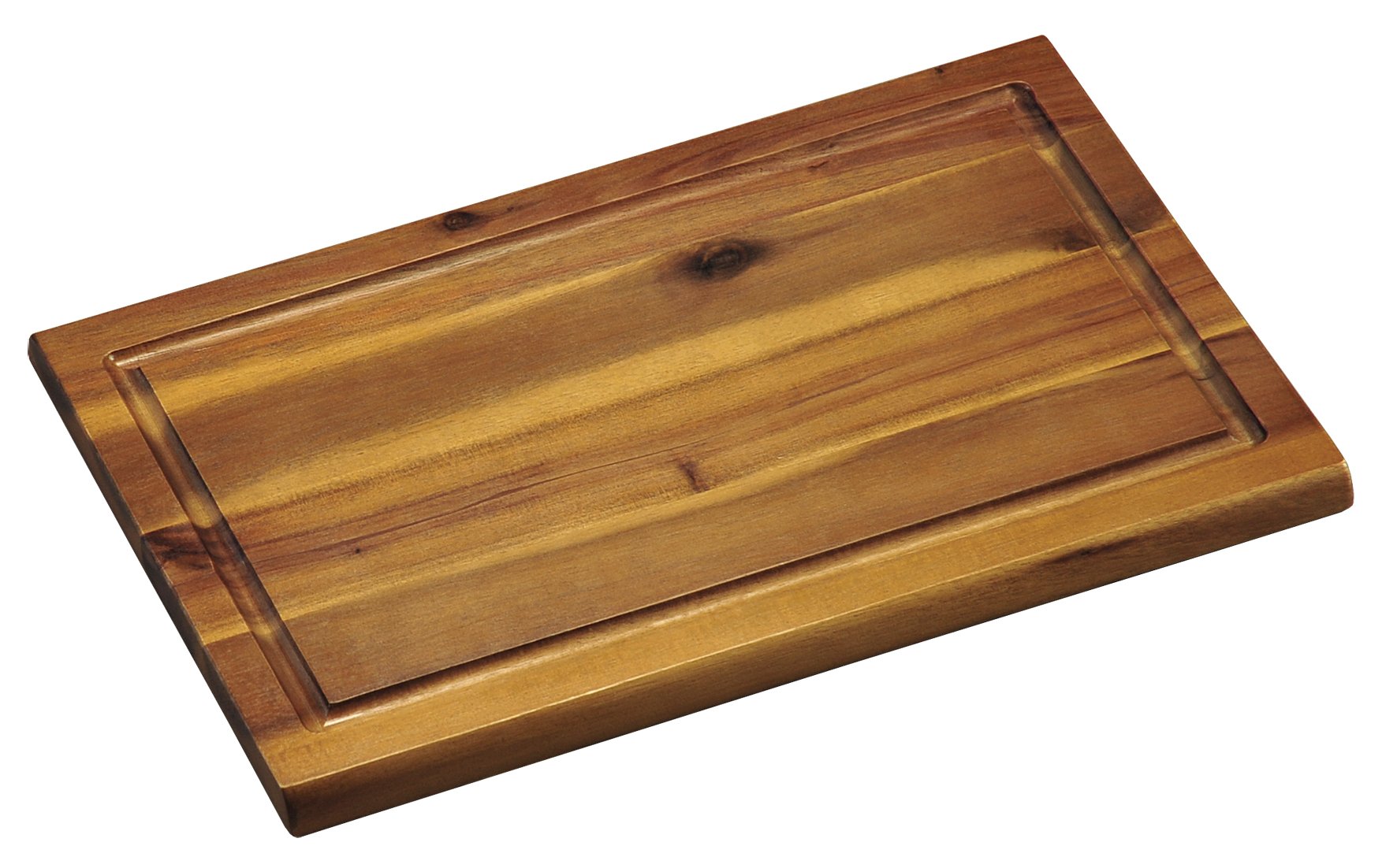 Kesper 28180 | 5 er Set Schneide- und Servierbrett aus Akazie, Akazienholz, Braun, 32 x 21 x 1.5 cm