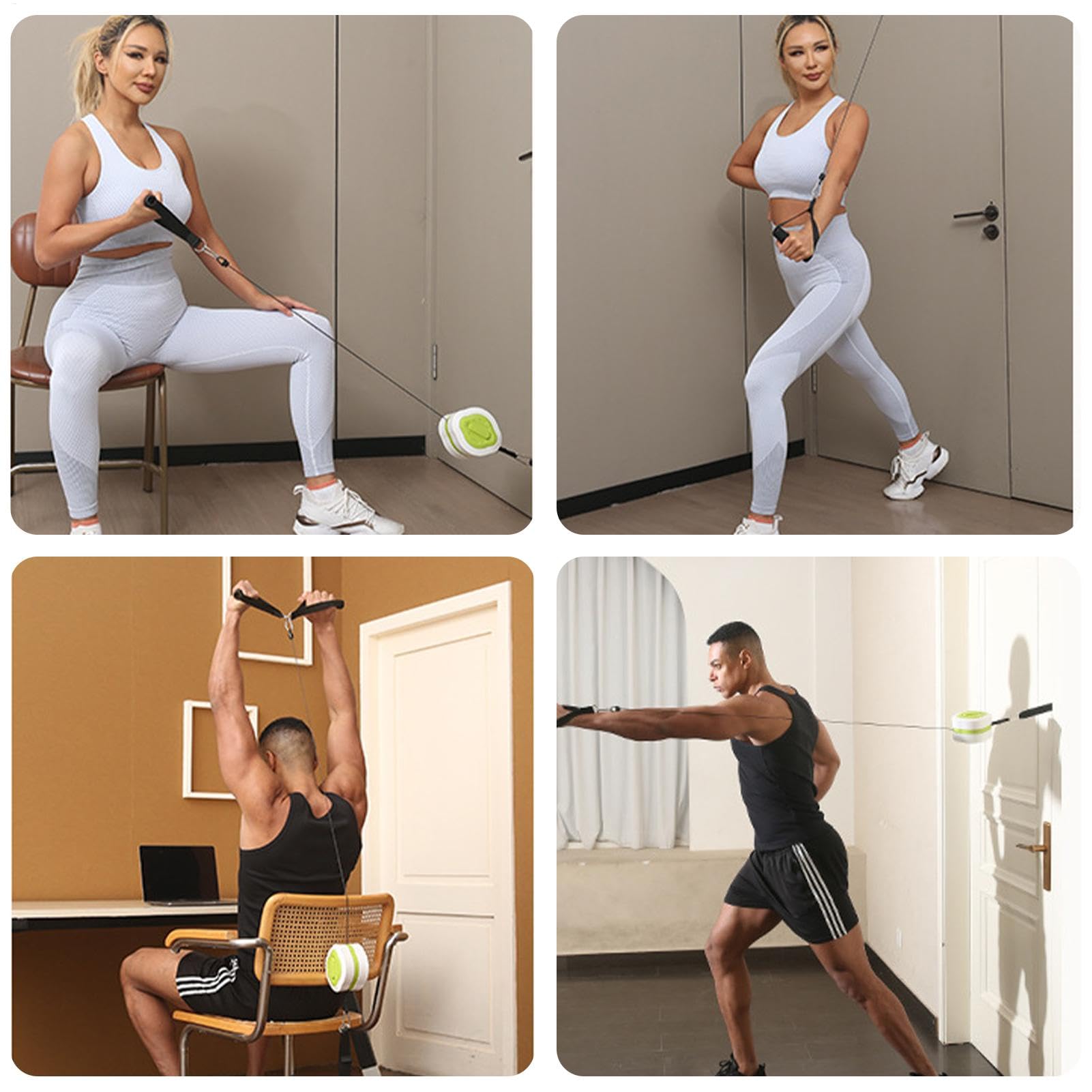 Bandas de ejercicio con asas, herramienta de entrenamiento de antebrazo, entrenador de fuerza de brazo ligero, ejercitador de brazo flexible, entrenador de antebrazo para adultos, mujeres y hombres