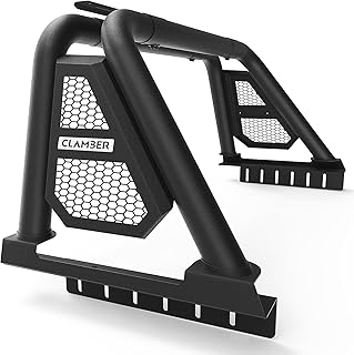 CLAMBER Roll Bar for Full-Size Pickup Truck Adjustable Sport Bar Chase Rack Compatible with