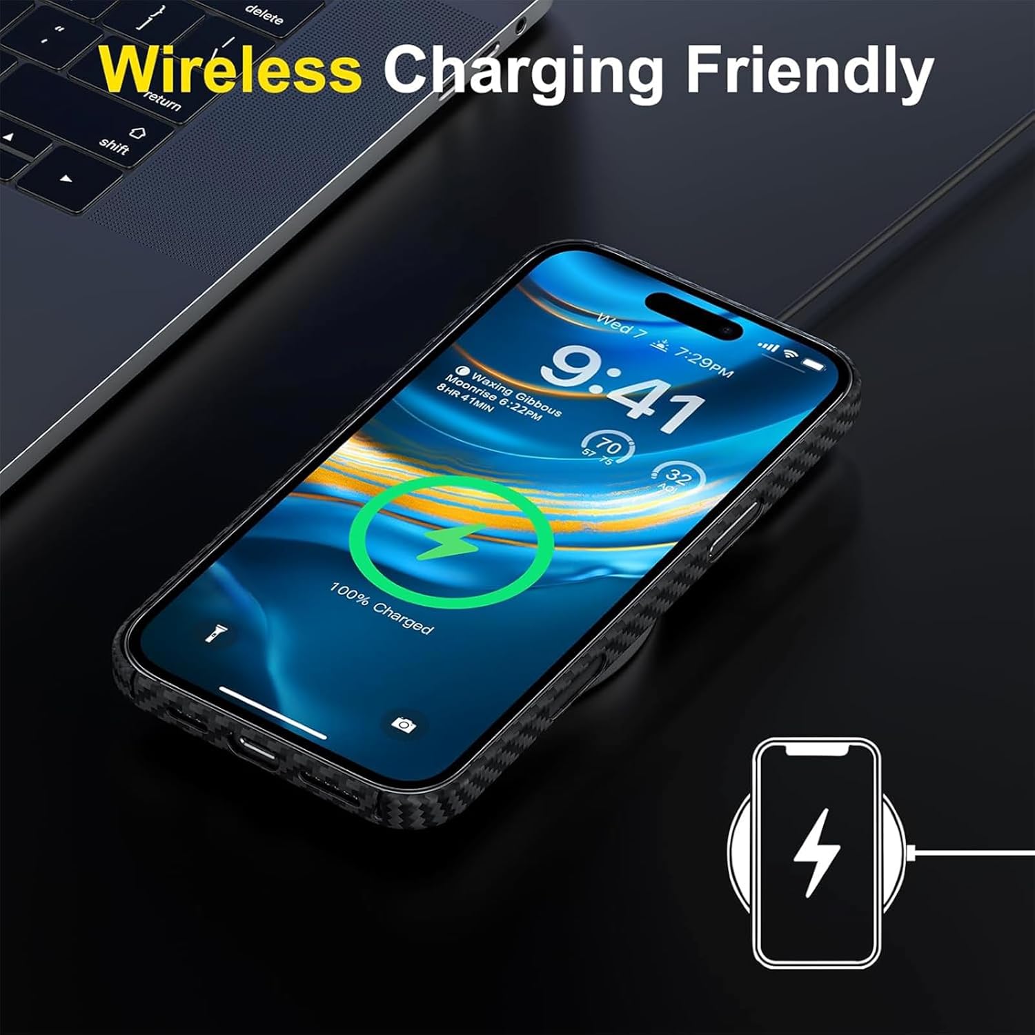 حافظة حماية رفيعة من رانجوس لهاتف ايفون اير جراب حماية ناعم لم... - view 6