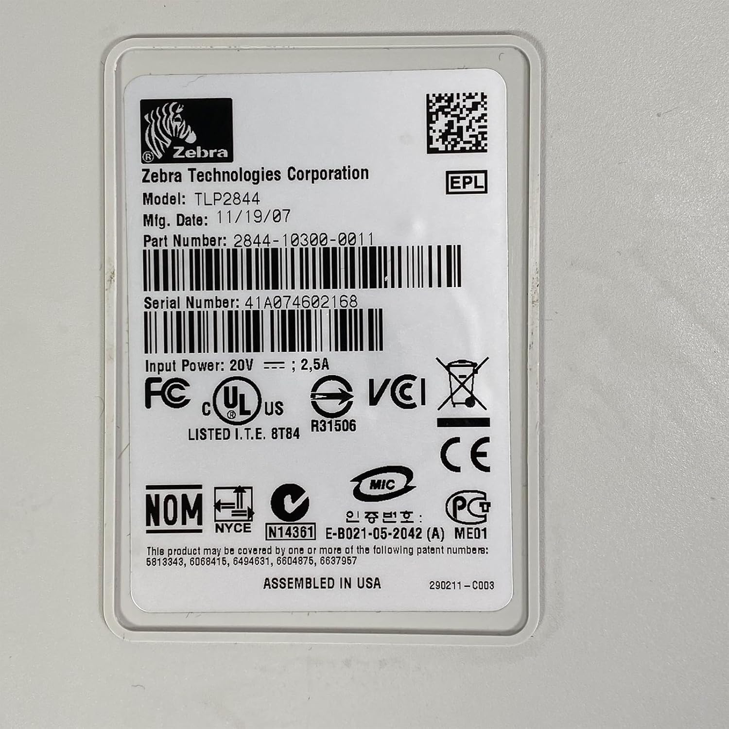 Zebra LP2844-Z – Ipresora Térica Directa De Etiquetas USB Serial - Foto 10