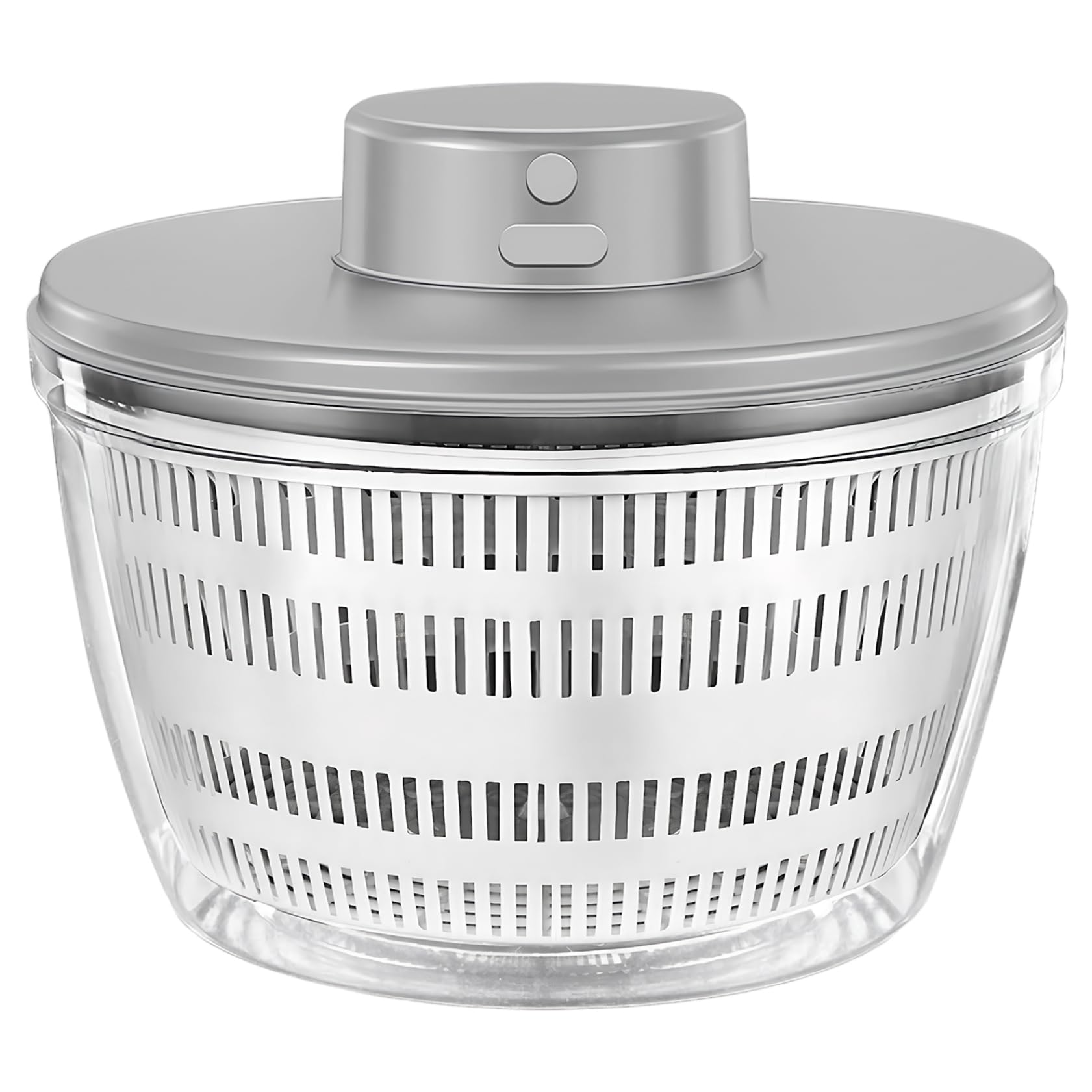 BEAHING Electric Salad Spinner 4L Large Lettuce Spinner with Quick Drainage Bowl and Colander for Veggies