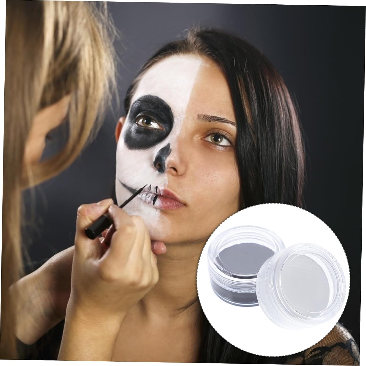 2pcs Professional Cosplay Makeup Kit Face Body Paint Face Painting Supplies Water-based Easy Apply Wash off