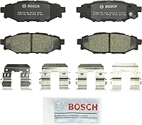 Bosch BC1114 QuietCast Premium Ceramic Rear Brake Pads for Subaru BRZ, Crosstrek, Forester, Impreza, Legacy, Outback, WRX