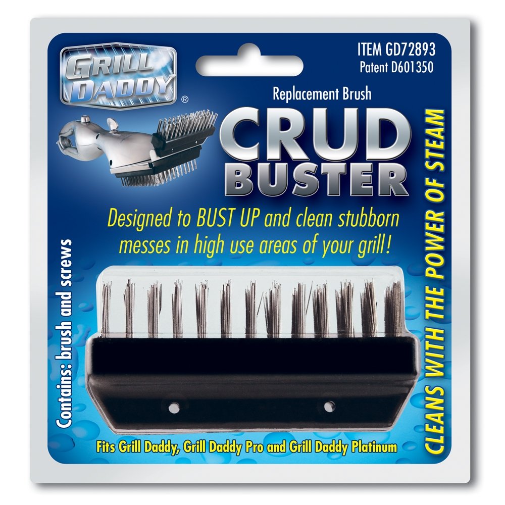 Grill Daddy Crud Buster Head Brush — Additional Brush Head for Grill