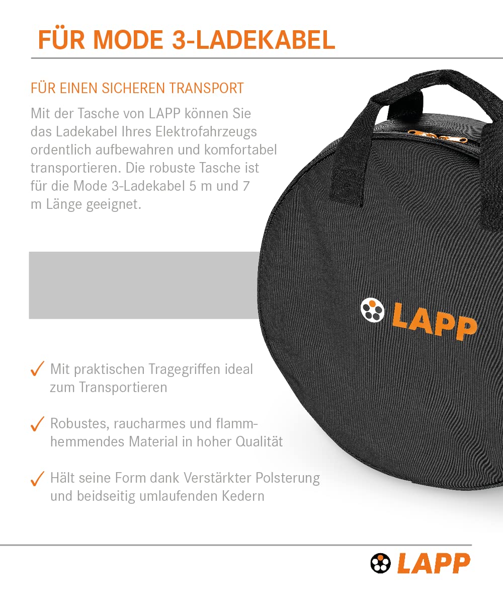 Lapp Mobility Torba na kabel do ładowania 3 tryba/czarny
