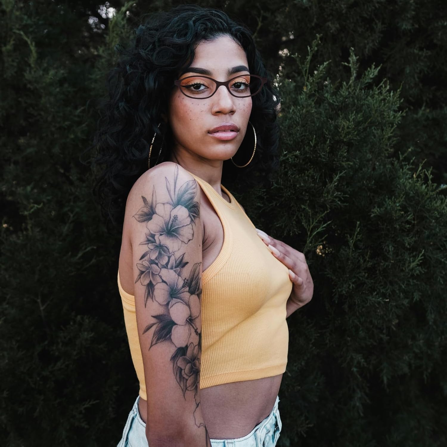 YAMEIZE Blue Light Blocking Glasses Women Men Retro Oval Small Blue Light Glasses Anti Eye Fatigue for Computer Reading - Image 3