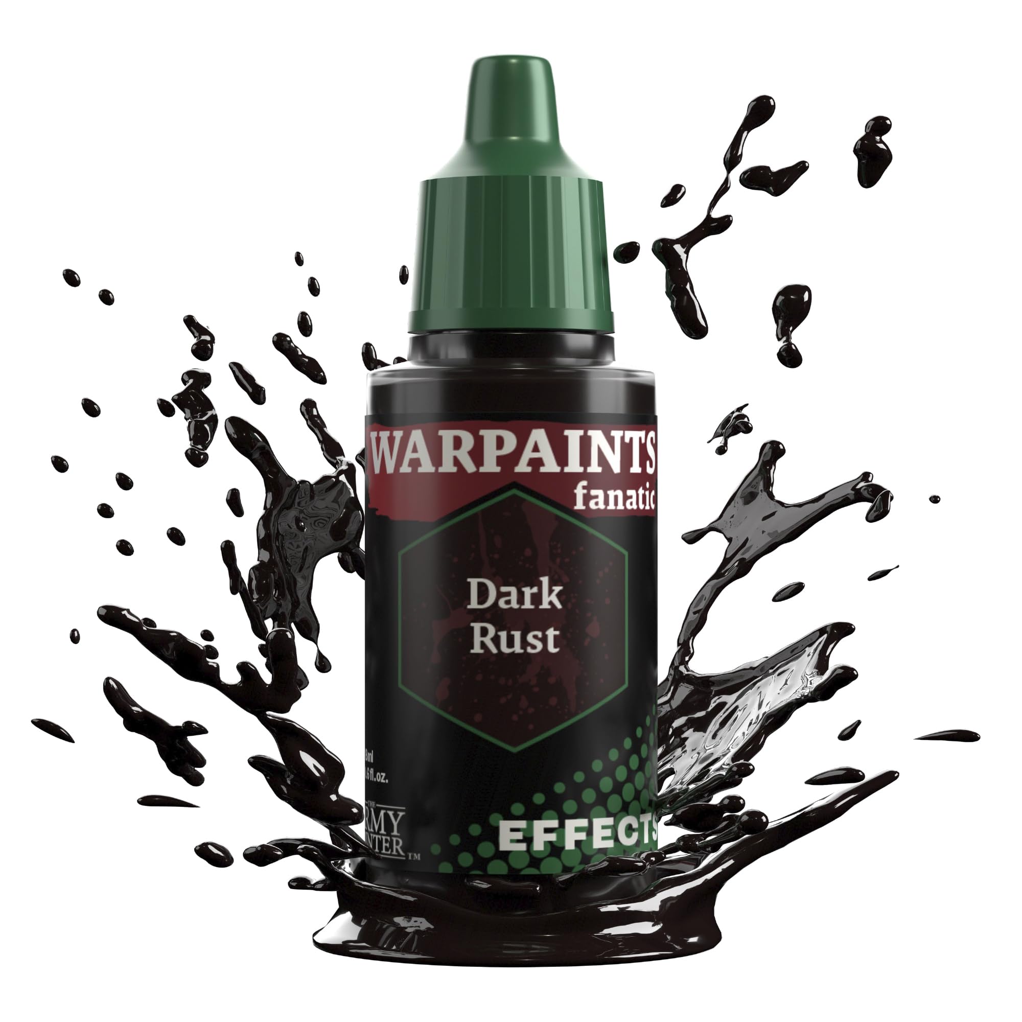 Warpaints Fanatic Effects Dark Rust Single Acrylics, Miniature Hobby Painting, Quality Paint for Miniature Wargaming