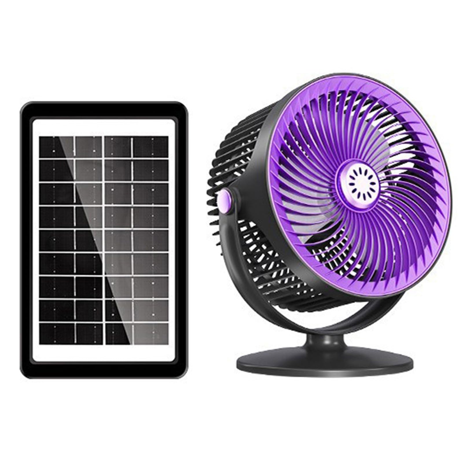 NMFLAB Compact Sun Powered Fan Lightweight 3-6H Use for Outdoor Activities Compact Sun Powered Fan Lightweight