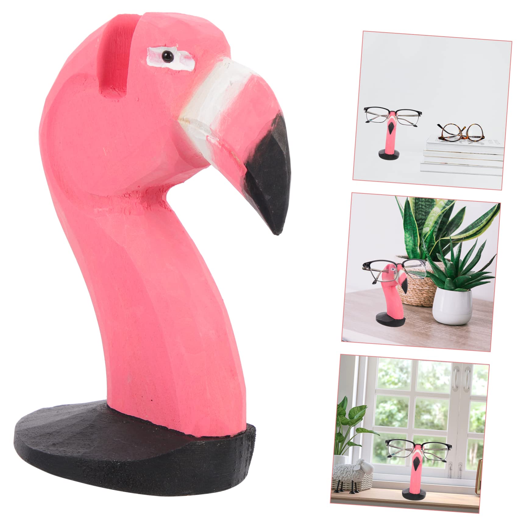 PRETYZOOM Espositore per Occhiali da Sole in Legno A Forma di Animale 4 Pezzi per La Decorazione della Casa