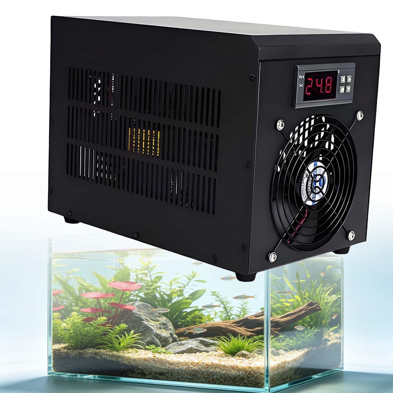 Hydrokultur Kühler,Fisch Tank Kühler,Einstellbarer Kühler 60L