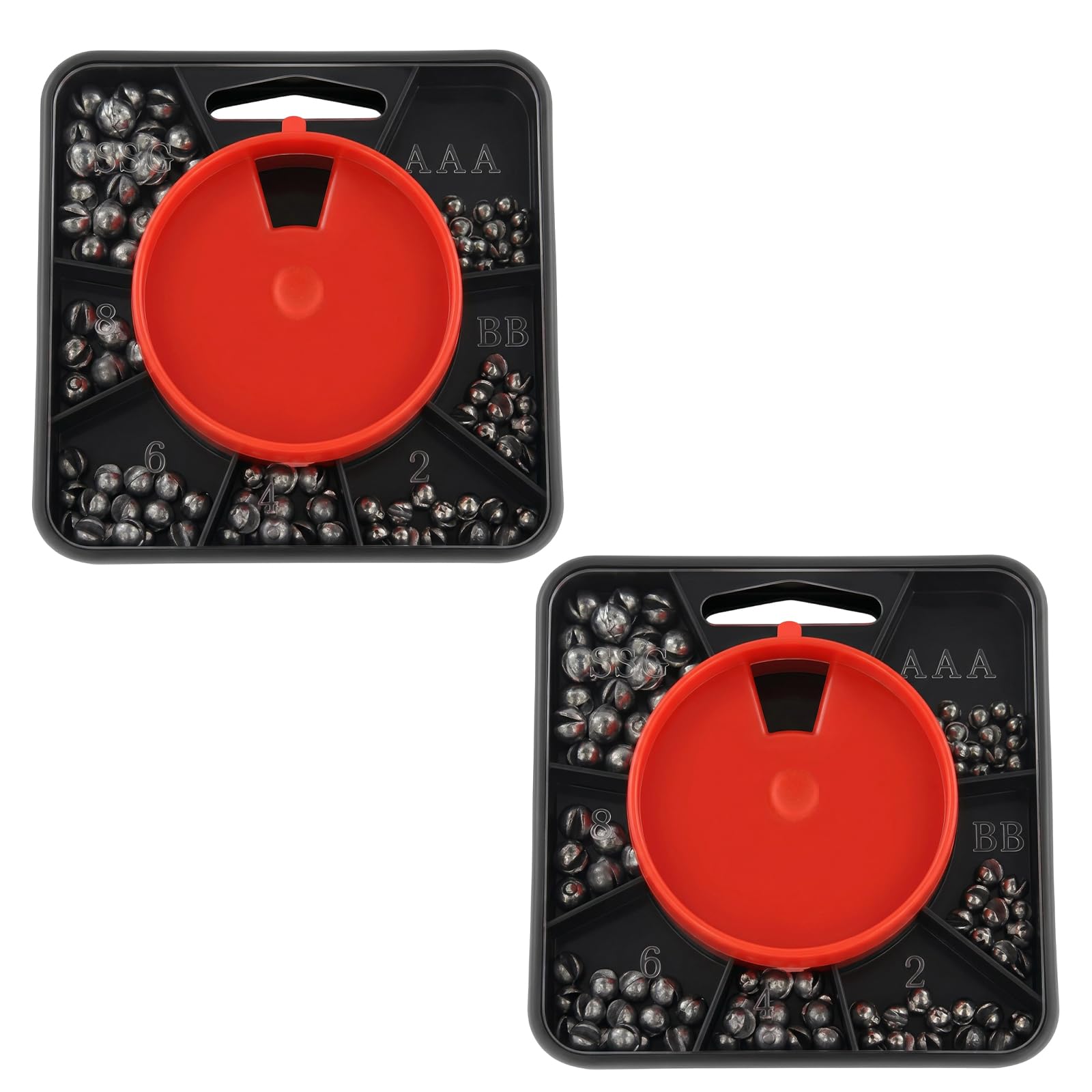 Fishing Floats and Weights, Coarse Fishing Accessories, Split Shot Fishing Equipment, Float Fishing Kit for Freshwater and Saltwater Angling, 2-Pack 120g Set