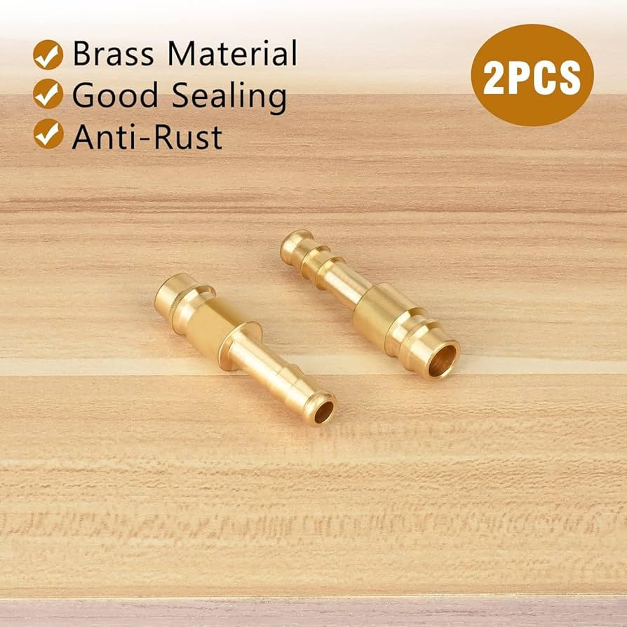 Oumuik Compressed Air Coupling 9 Mm, Quick Coupling Compressed Air Connection / Spout, Compressed Air Connection Coupling Connection Pack Of 2