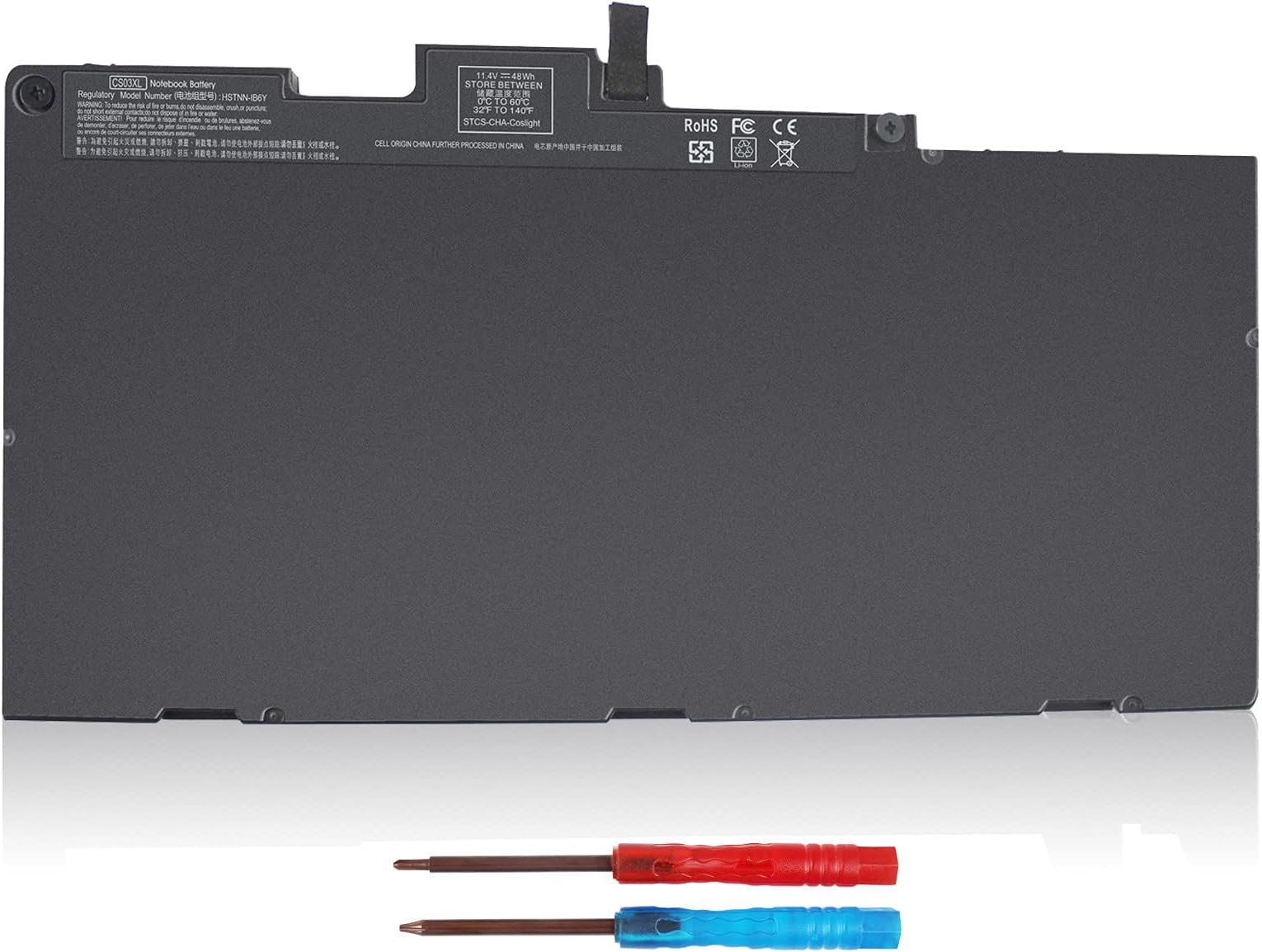Laptop CS03XL Battery for HP EliteBook 745 755 840 848 850 G3 G4, ZBook 15u G3 G4 mt42 mt43 HSTNN-UB6S HSTNN-IB6Y 800231-141 800513-001 800231-1C1 CS03046XL CS03 CS03046XL HSTNN-I33C-4 Bateria