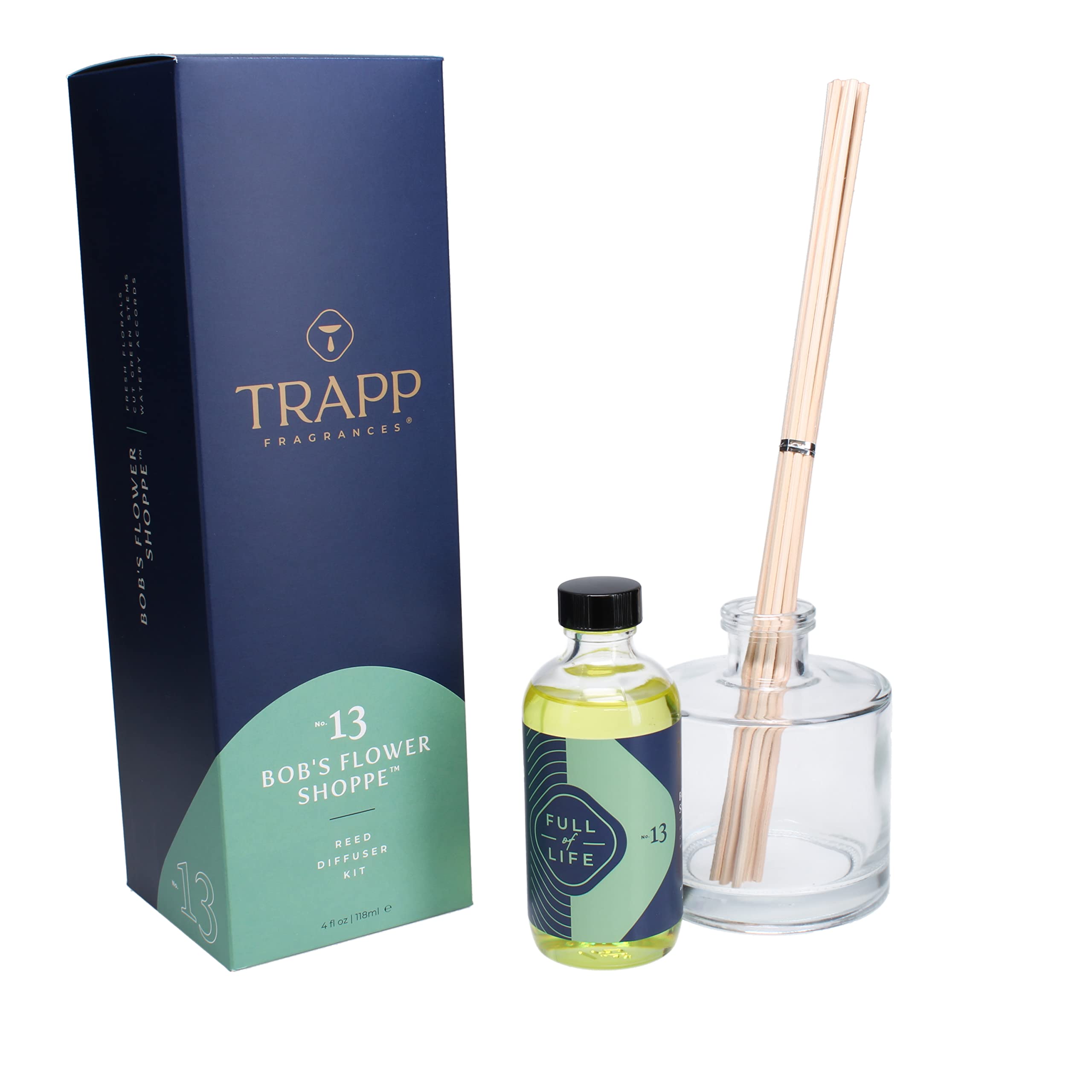 Trapp No. 13 Bob's Flower Shoppe 4 oz. Reed Diffuser Kit