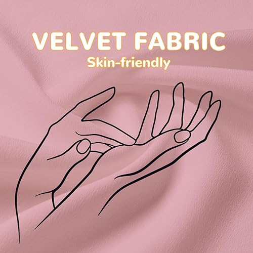 Miniatura 6 de Juego de 2 sillas decorativas, sillas de tocador de terciopelo con respaldo, silla decorativa pequeña moderna de mediados de siglo para sala de