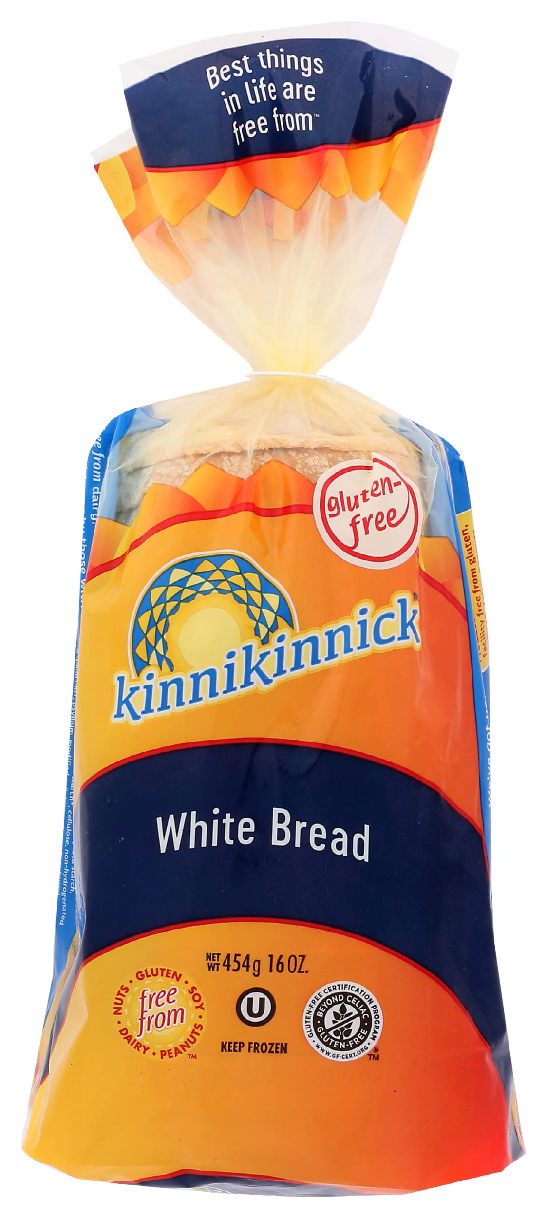Kinnikinnick Gluten Free Soft White Bread, 16 oz (frozen)