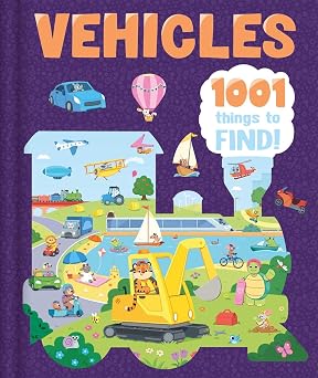 Vehicles 1001 Things To Find Search and Find Activity Book