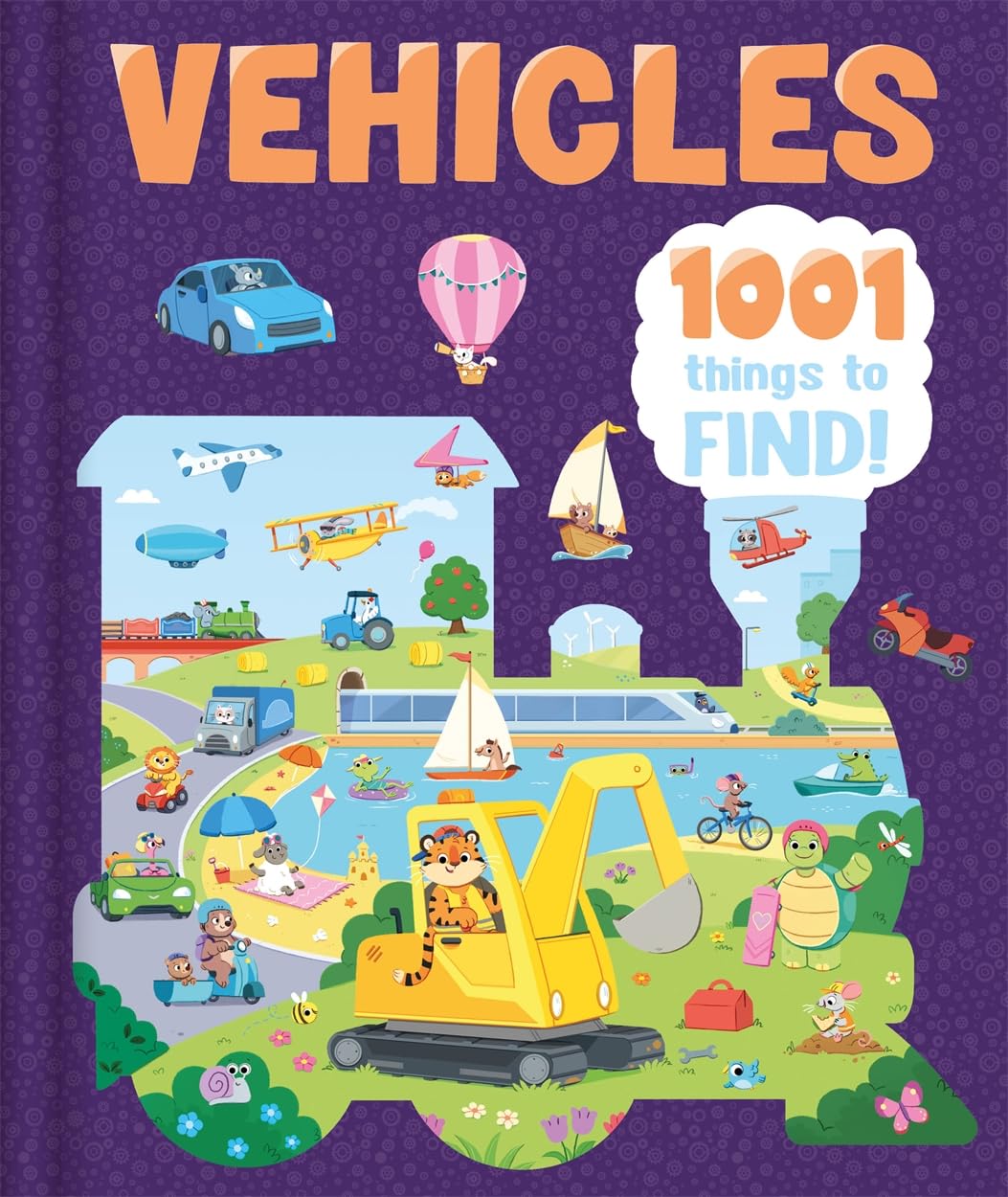 Vehicles: 1001 Things To Find (Search and Find Activity Book)