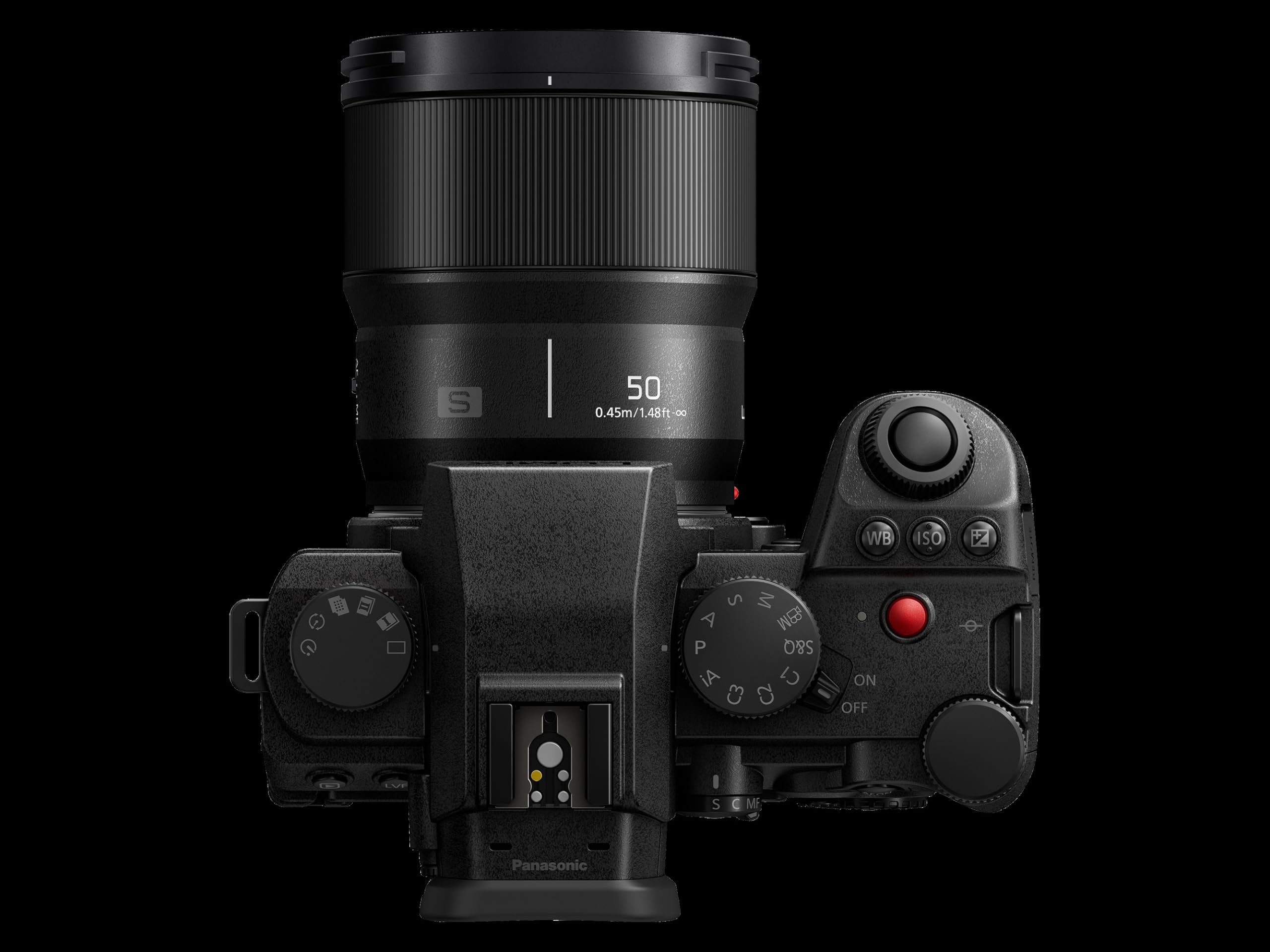 Panasonic LUMIX DC-S5M2XCE Spiegellose Vollformatkamera mit LUMIX S 50mm F1.8 Objektiv, 4K 60p & 6K 30p unbegrenzte Aufnahme, Flip Screen, WLAN, Hybrid-Phasen-AF, Active IS, DMW-BLK22 Akku, Schwarz