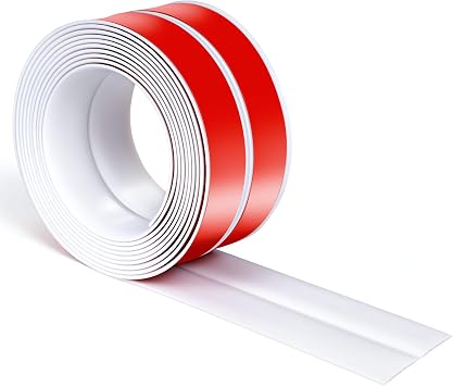 Wall Protector 1.57" Self Adhesive Flexible Wall Corner Trim,White