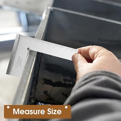 Square Right Angle Blocks, 90 Degree Precision Right Angle Ruler, 100x70mm