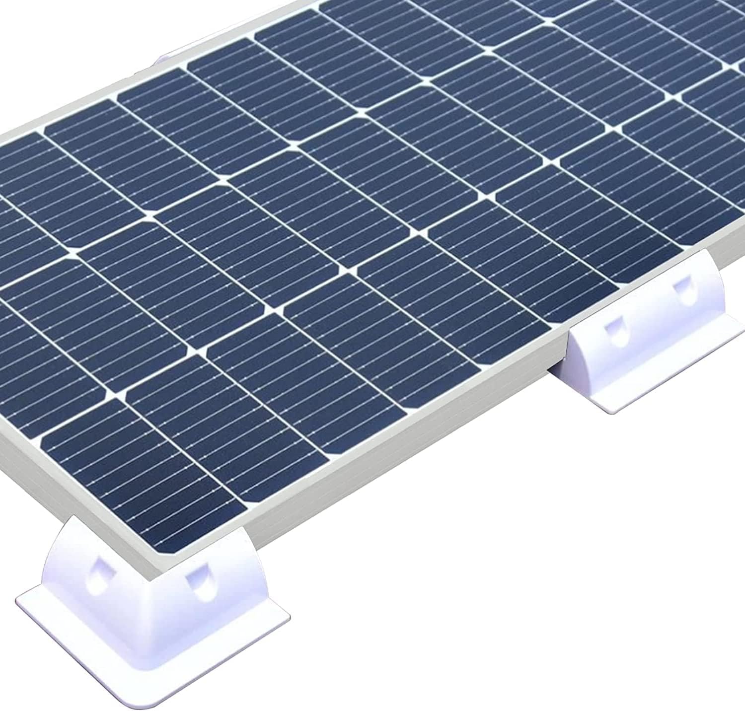 Kit Montaggio Pannelli Solari Senza Fori - 7 Pezzi In ABS Con Guarnizione - Per Tetti E Camper - Foto 10