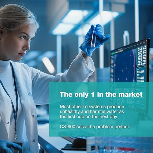Miniatura 4 de SimPure Filtro Q3-600 CF+RO, cartucho de repuesto para sistema de ósmosis inversa SimPure Q3-600, cartucho de repuesto de 12 a 18 meses (CF + RO)* 1