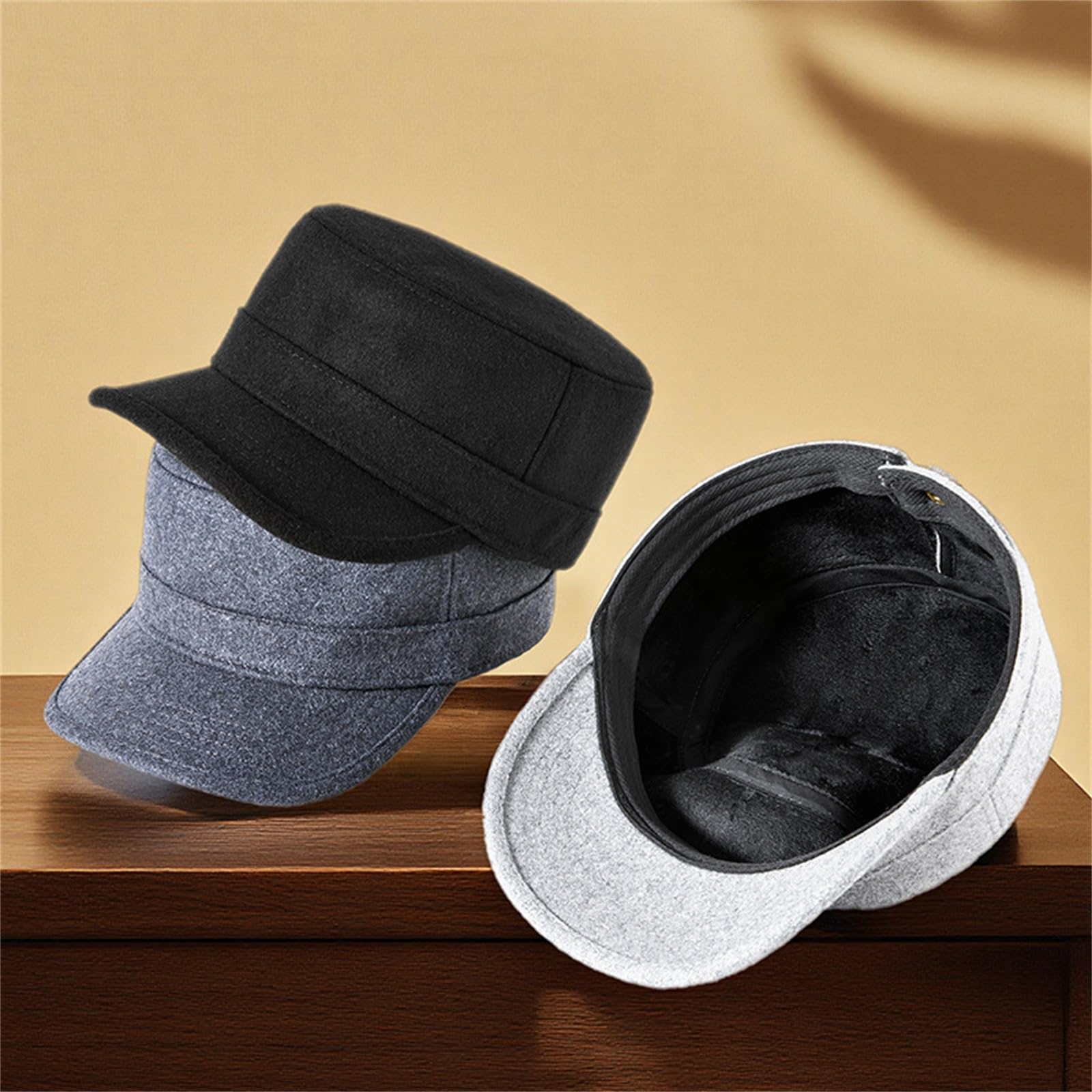 Berretto Militare da Cadetto Cappellino da Baseball Uomo di Grandi Dimensioni, Completamente Chiuso e Regolabile, Cappello papà per Abbigliamento da Esterno