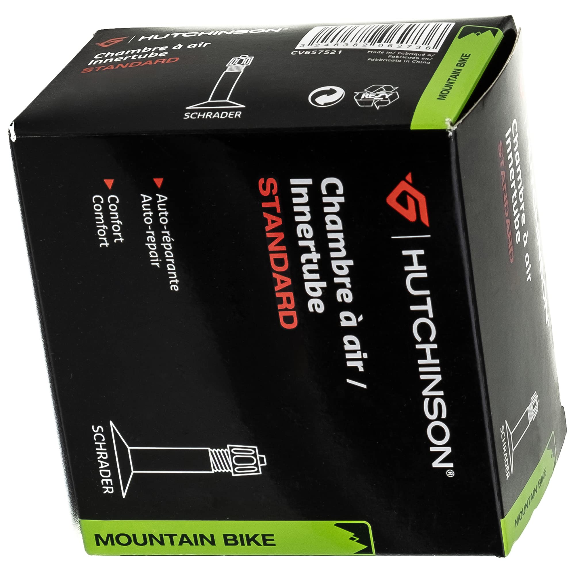 Hutchinson Standard Unisex Adult Inner Tube, Black, 48 mm, 48mm - Image 3