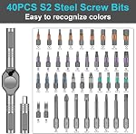 42 in 1 Magnetic Screwdriver Set, DIY Ratchet Screwdriver Set, Multi Bit Magnetic Drive Set with Detachable Ratchet Handle, Portable Compact Repair Tool Kit | Multi tool set for Furniture Assembly, Electrical Appliance Repair, Bicycle Tools, Gift