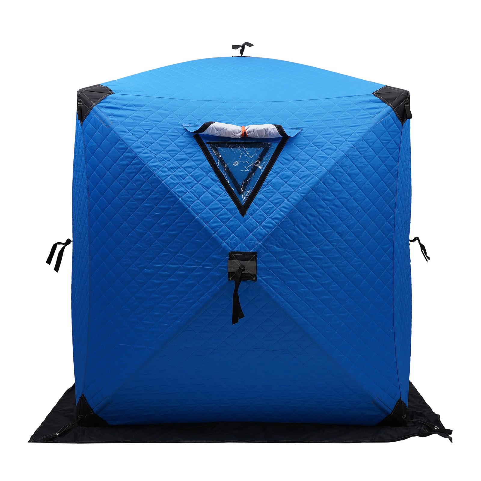 Portable Ice Fishing Tent,Freestanding Fishing Shelter with Built-in Storage Pocket Windscreen Fabric,Thermal Ice Fishings Shanty for Parks,Backyards,Playdates,Picnics