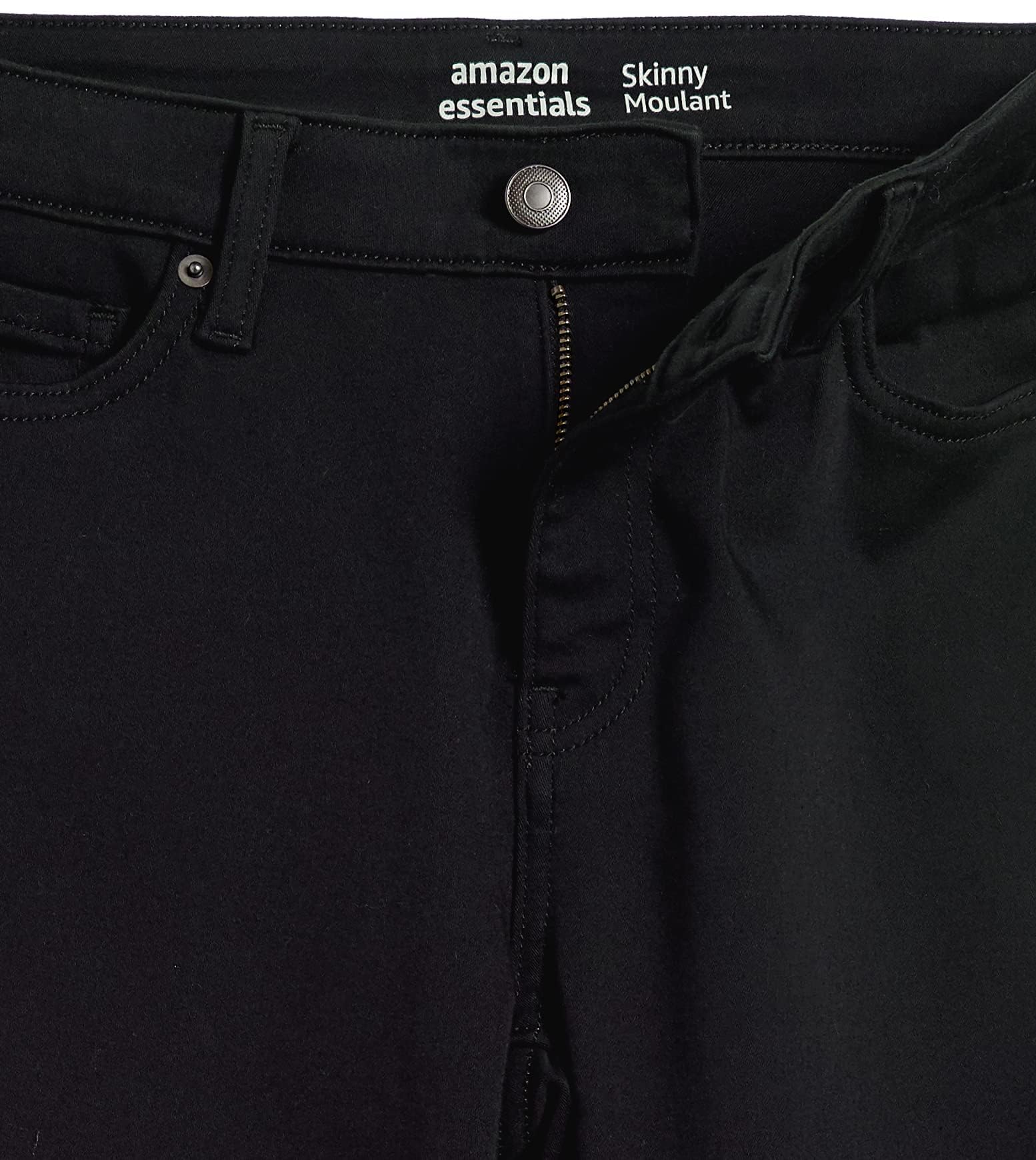 Amazon Essentials Jeans Skinny Elasticizzati a Vita Media - Colori Fuori Produzione Donna