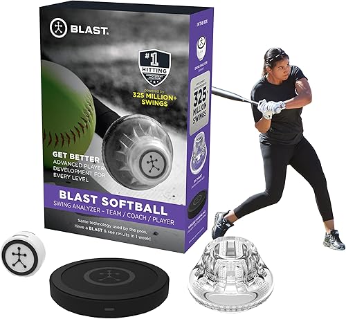 Blast Softball - Analizador de swing (Sensor) - Desarrollo avanzado de jugadores para cada nivel, analiza oscilaciones, rastrea métricas, captura