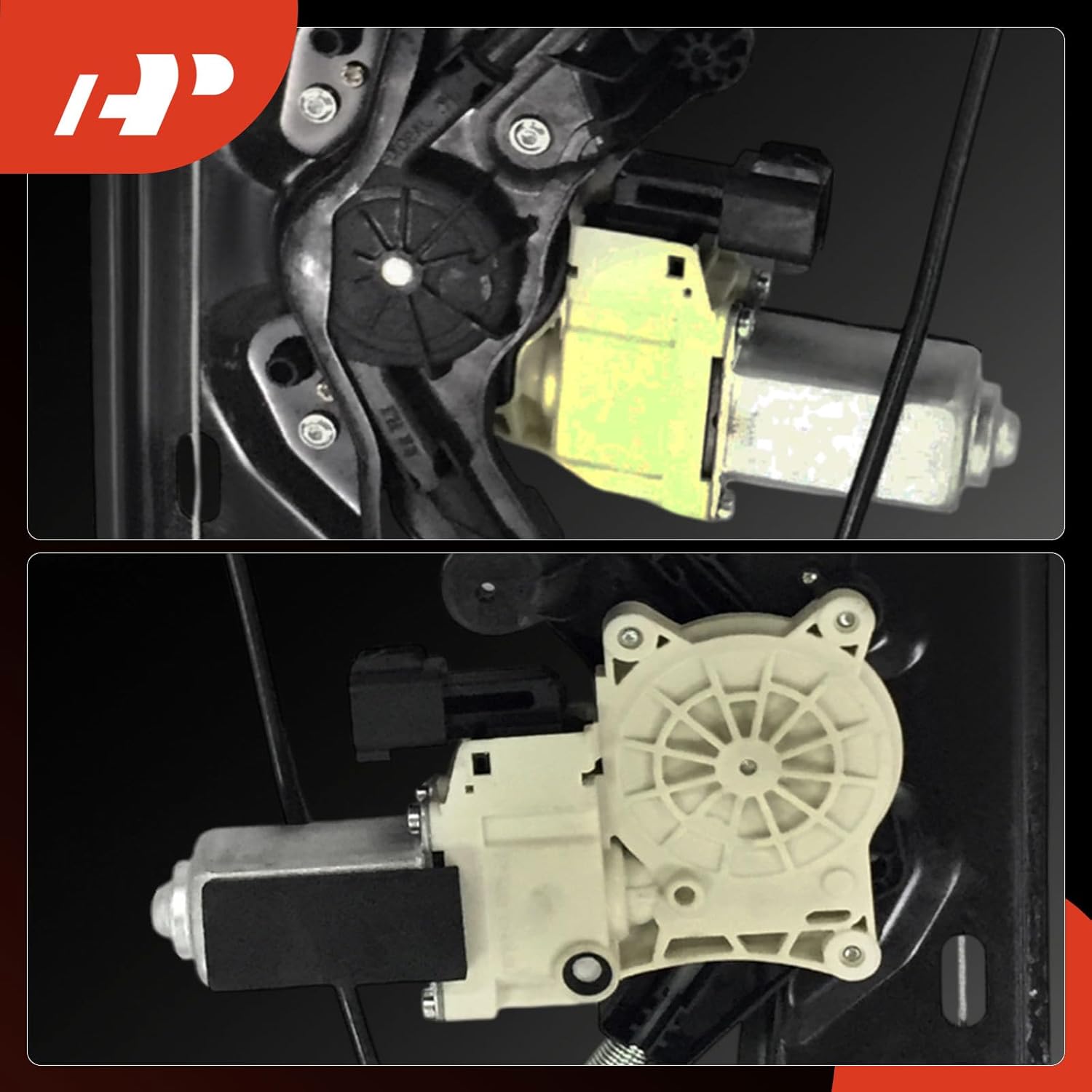 A-Premium Power Window Regulator with Motor Rear Passenger Side Compatible with Jaguar XF 2016-2023