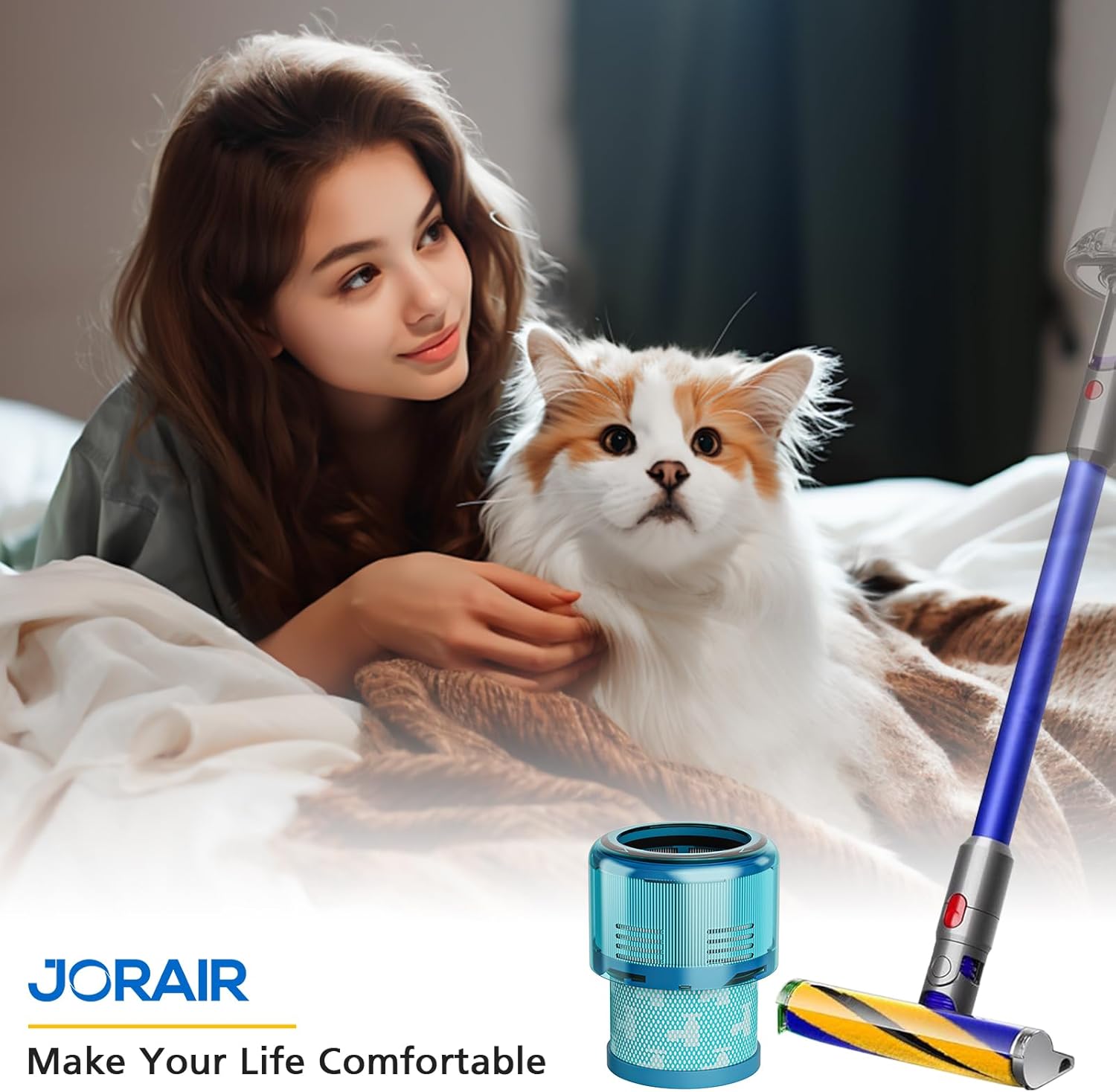 Gen5 Filter Replacement for Dyson Gen5detect| Gen5detect Absolute SV23, Dyson Gen5outsize| Gen5outsize Absolute Cordless Vacuum Cleaner SV24, Filter for Gen5 Cordless Stick Vacuums, 2 Pack