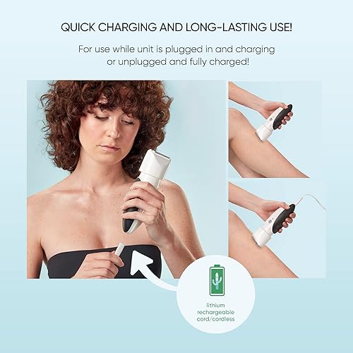 Miniatura 5 de Conair GIRLBOMB - Afeitadora para mujer y amortiguador corporal, húmedo/seco, recargable de iones de litio