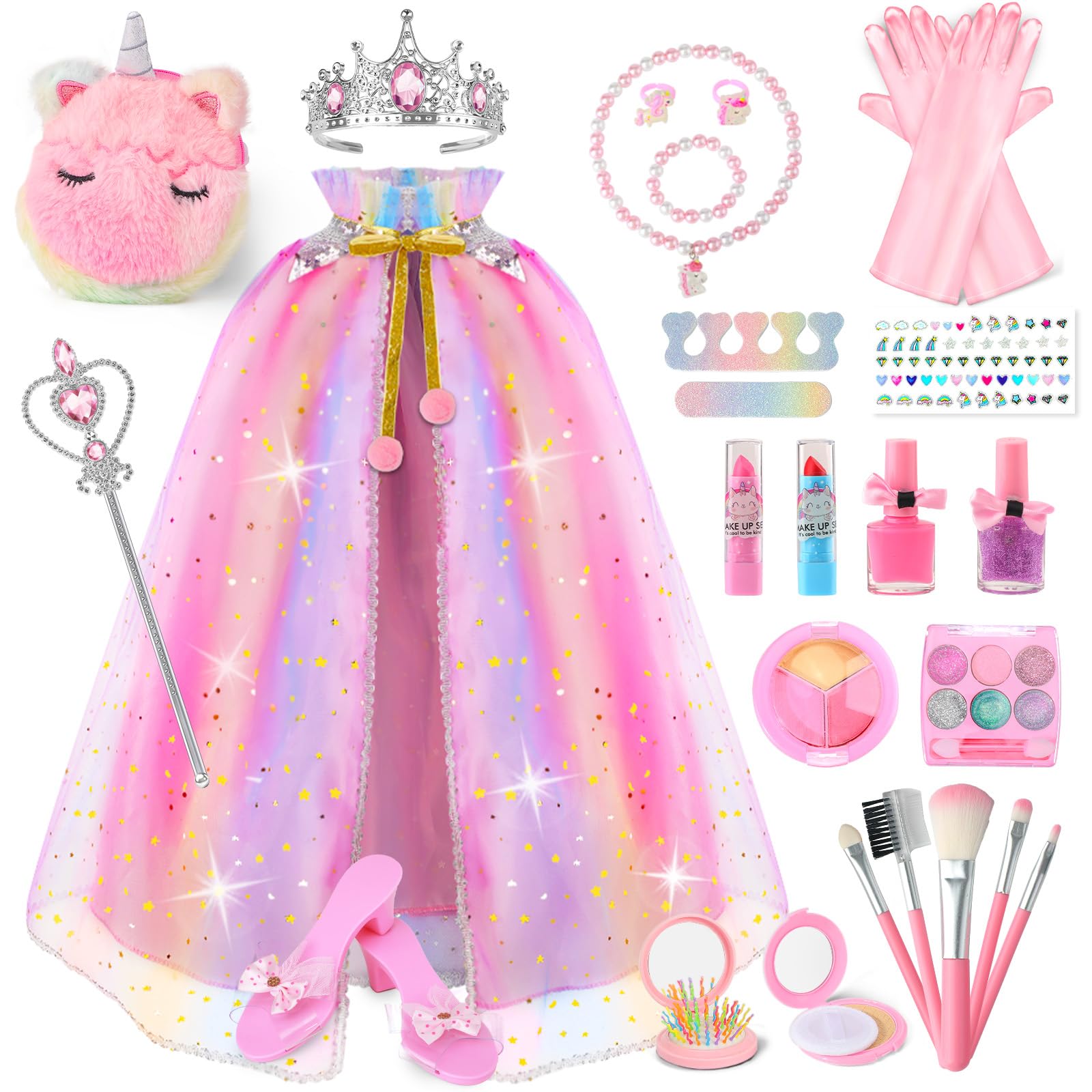 Princess Dress Up Clothes for Girls Ages 3 4 5 6 Years Old