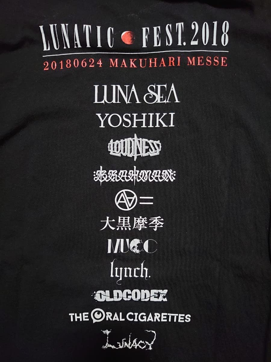 Amazon.co.jp: Lサイズ LUNATIC FEST 2018TシャツLOUDNESSラウドネス